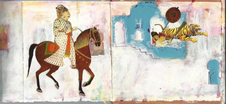 art journal concertina Bhuj, Gujarat India 002